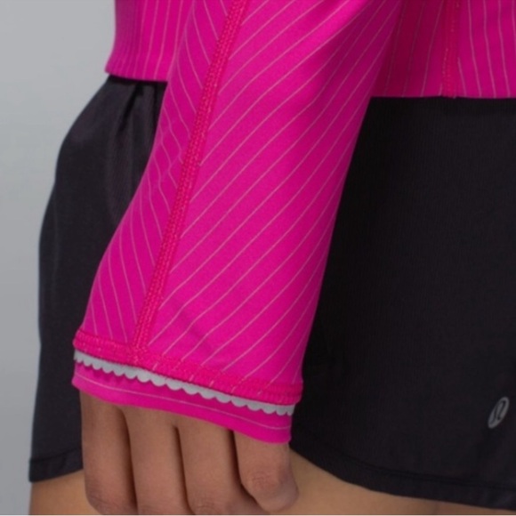 Lululemon Run For Gold Jeweled Magenta Long Sleeve Top - Picture 10 of 12